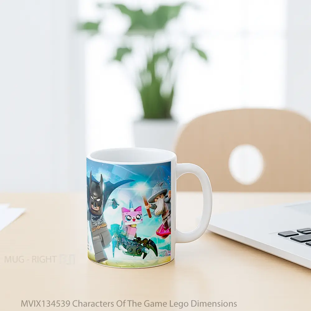 Mug Characters Of The Game Lego Dimensions Cangkir Gamer - All-side / Desain