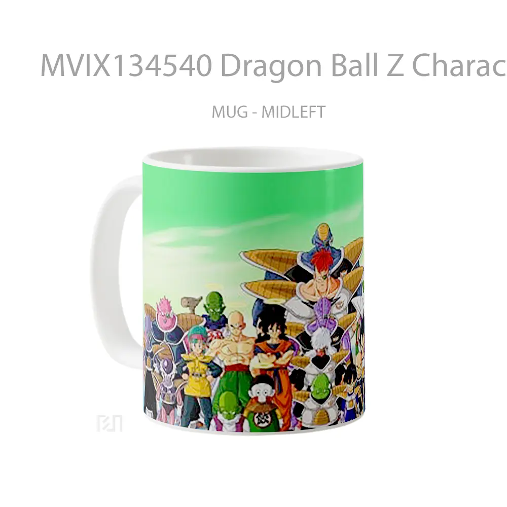 Mug Dragon Ball Z Characters Cangkir Anime - All-side / Desain