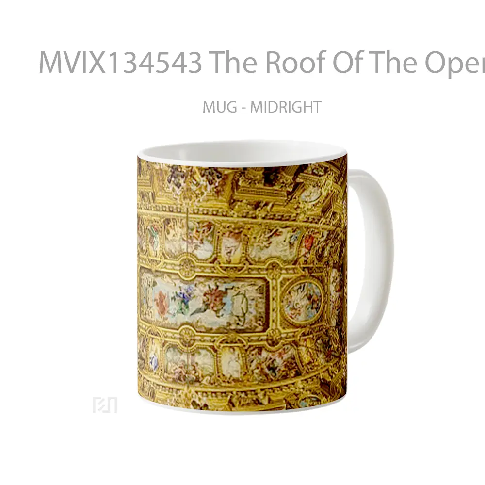 Mug The Roof Of The Opera Garnier Grand Gelas Keramik Unik - All-side / Desain