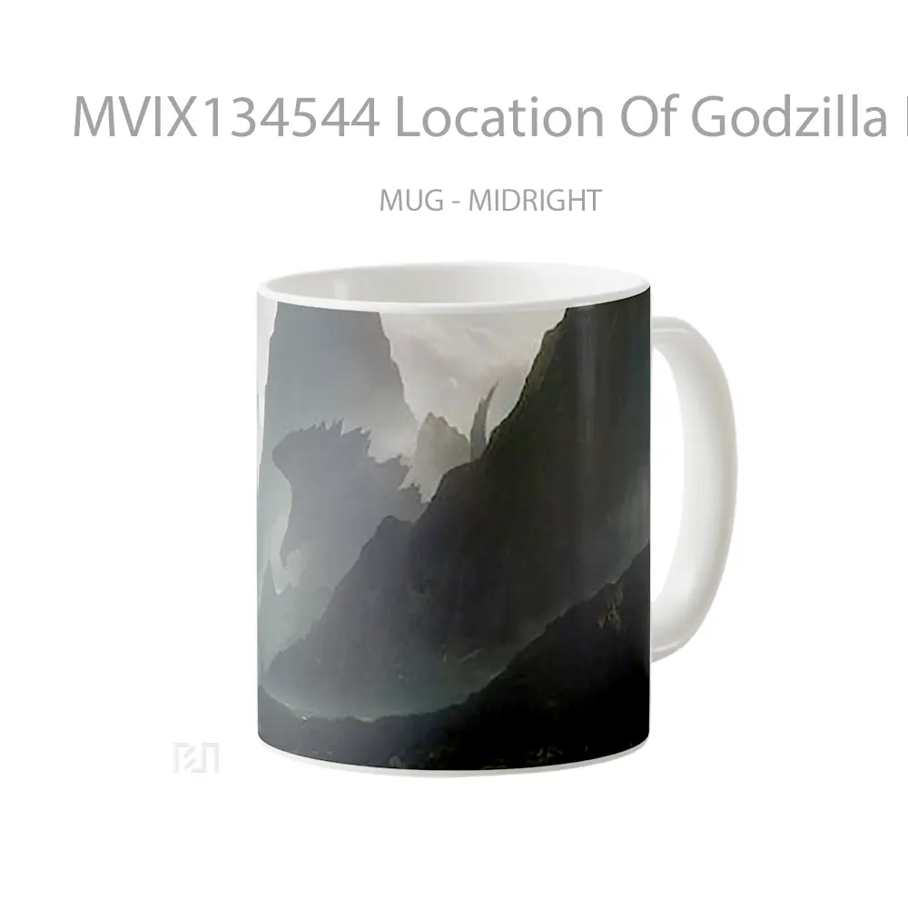 Mug Location Of Godzilla Hawaii Gelas Keramik Unik - All-side / Desain
