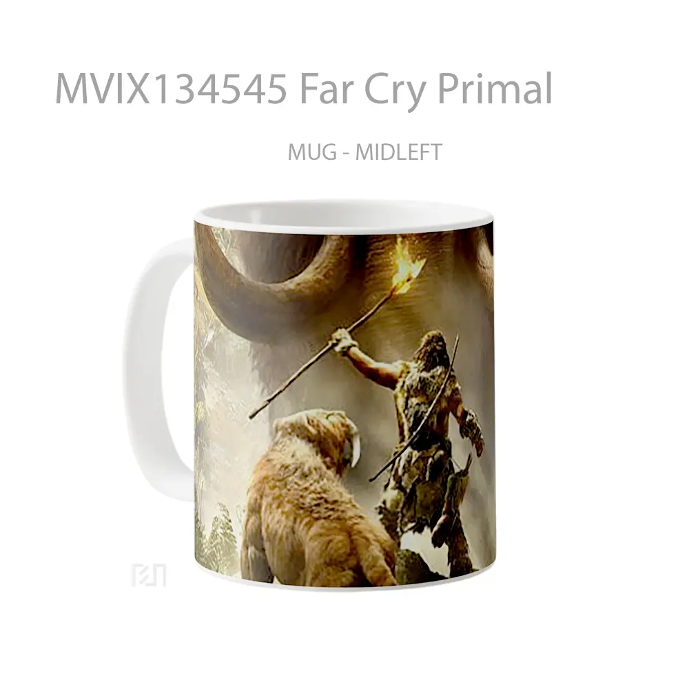 Mug Far Cry Primal Gelas Keramik Unik - All-side / Desain