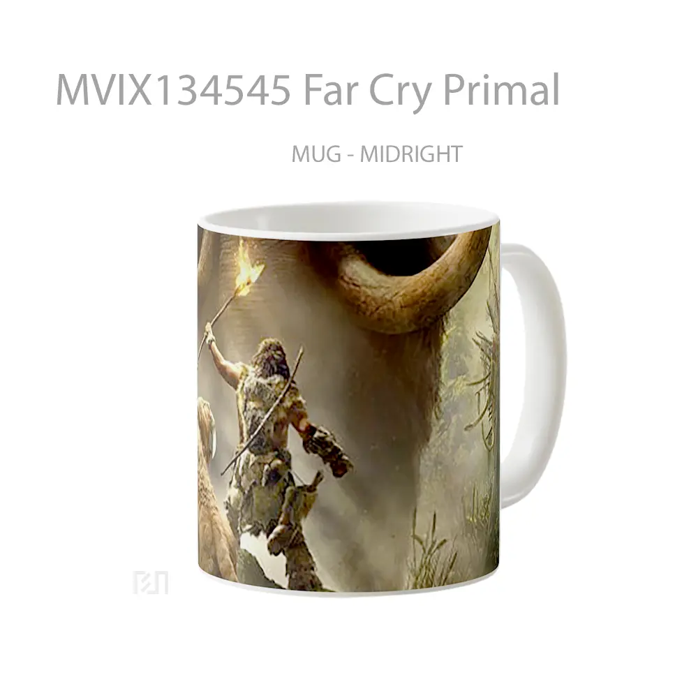 Mug Far Cry Primal Gelas Keramik Unik - All-side / Desain