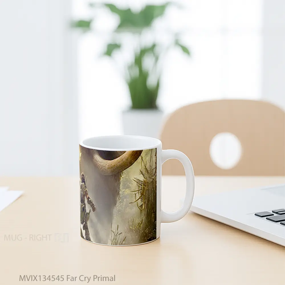 Mug Far Cry Primal Gelas Keramik Unik - All-side / Desain