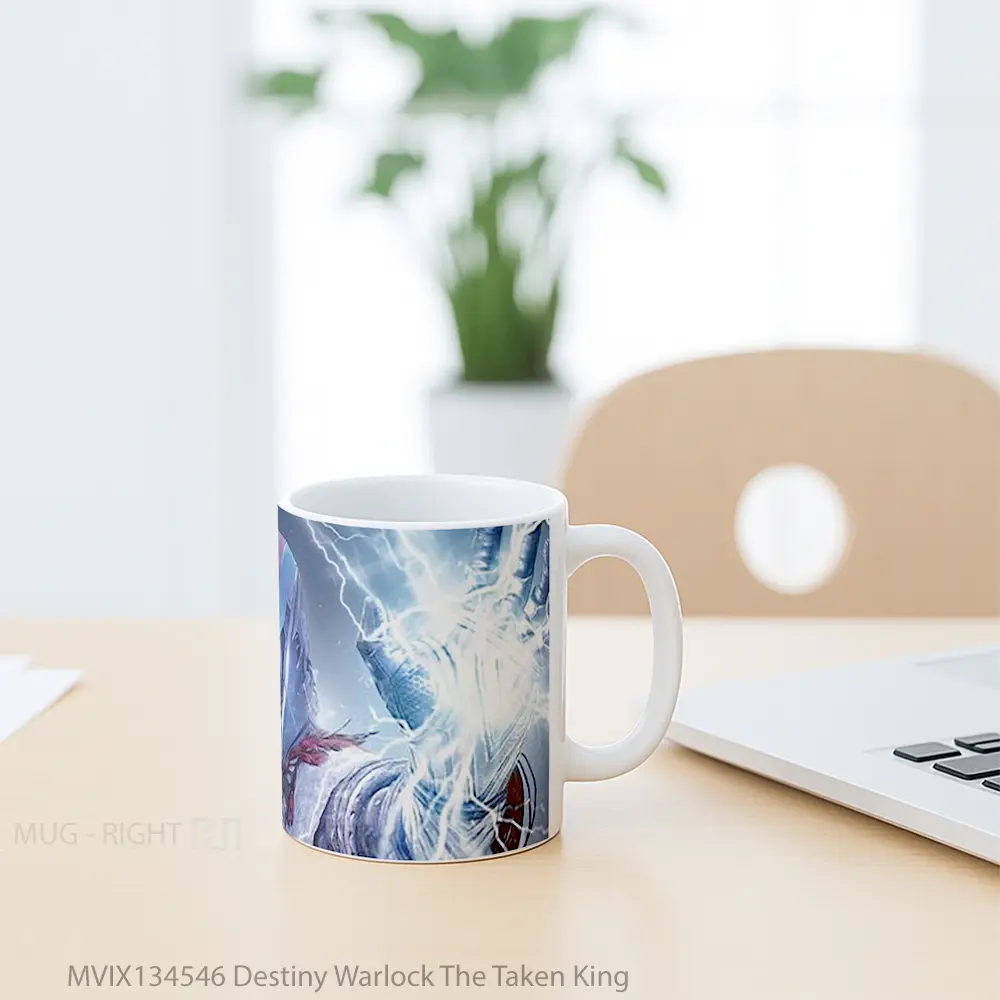 Mug Destiny Warlock The Taken King Gelas Keramik Unik - All-side / Desain
