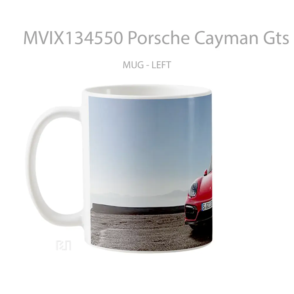 Mug Porsche Cayman Gts Cangkir Mobil - All-side / Desain