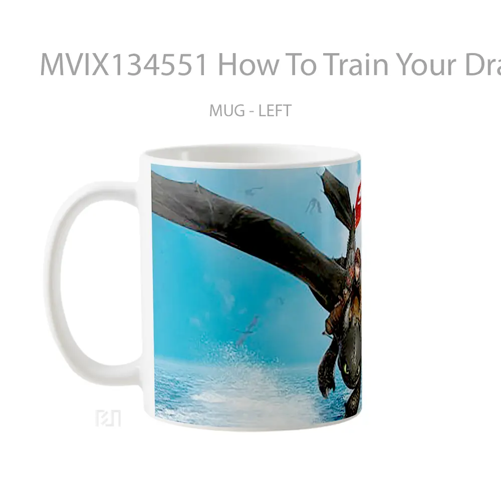 Mug How To Train Your Dragon 2 Gelas Fantasi - All-side / Desain