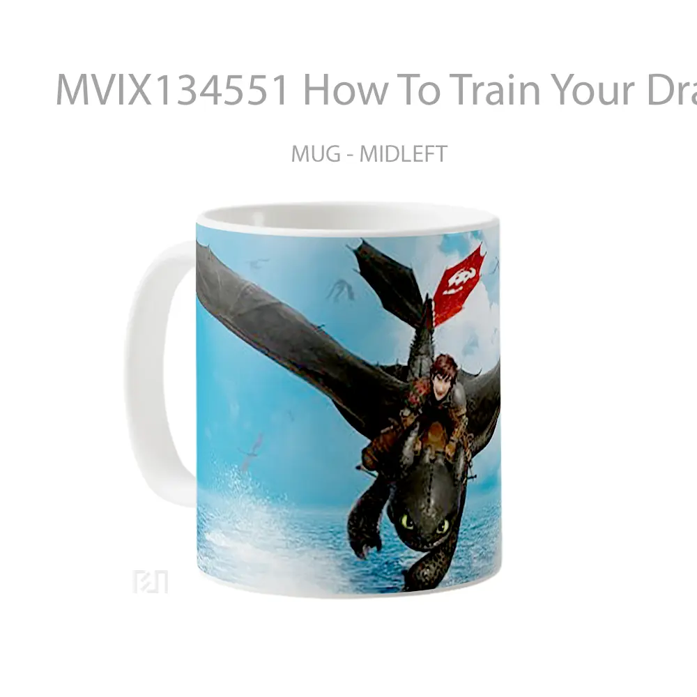 Mug How To Train Your Dragon 2 Gelas Fantasi - All-side / Desain