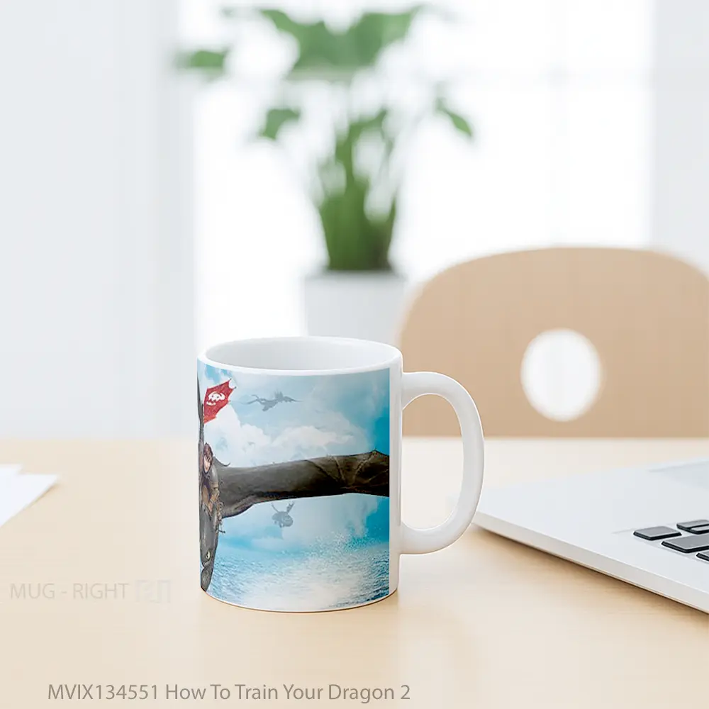 Mug How To Train Your Dragon 2 Gelas Fantasi - All-side / Desain