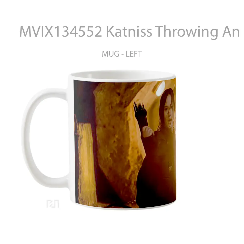 Mug Katniss Throwing An Arrow Gelas Keramik Unik - All-side / Desain