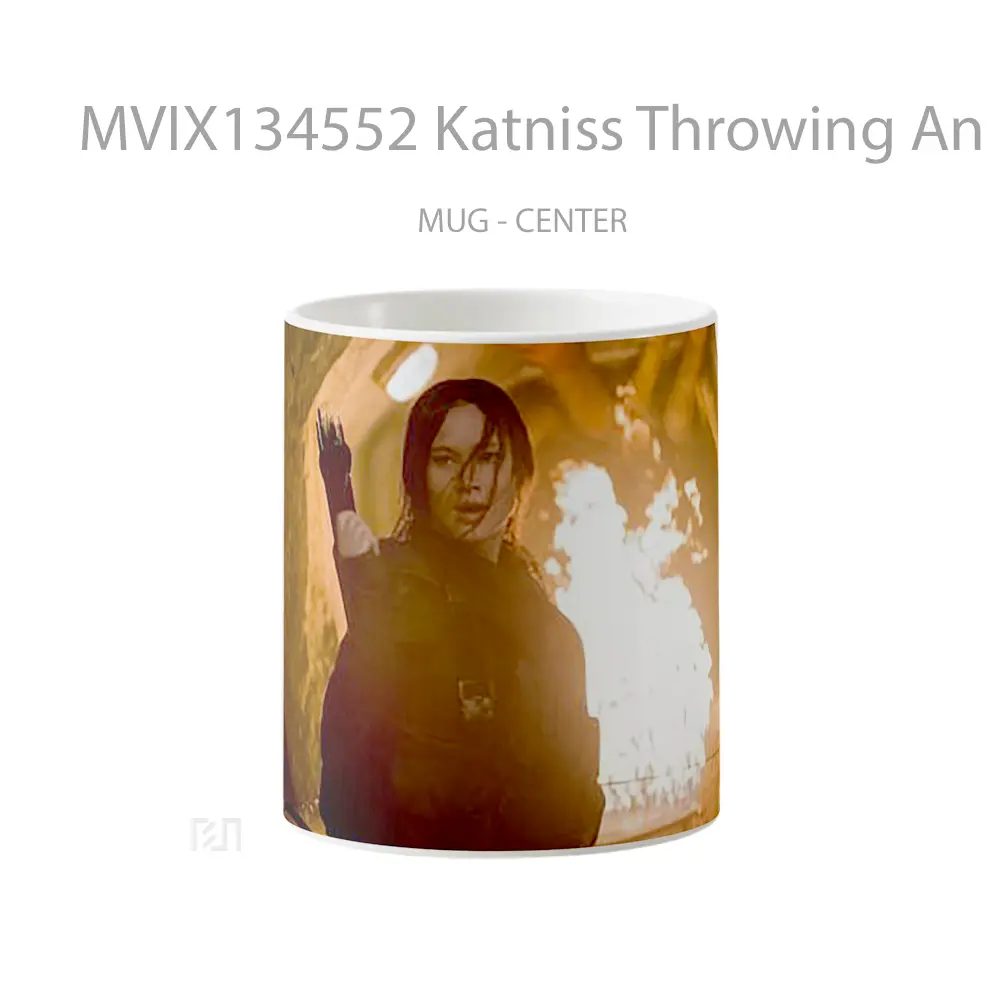 Mug Katniss Throwing An Arrow Gelas Keramik Unik