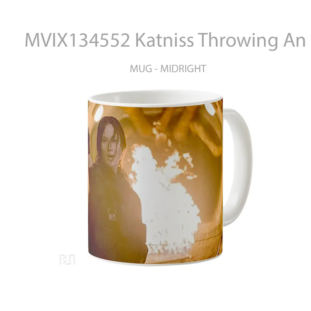 Mug Katniss Throwing An Arrow Gelas Keramik Unik - All-side / Desain