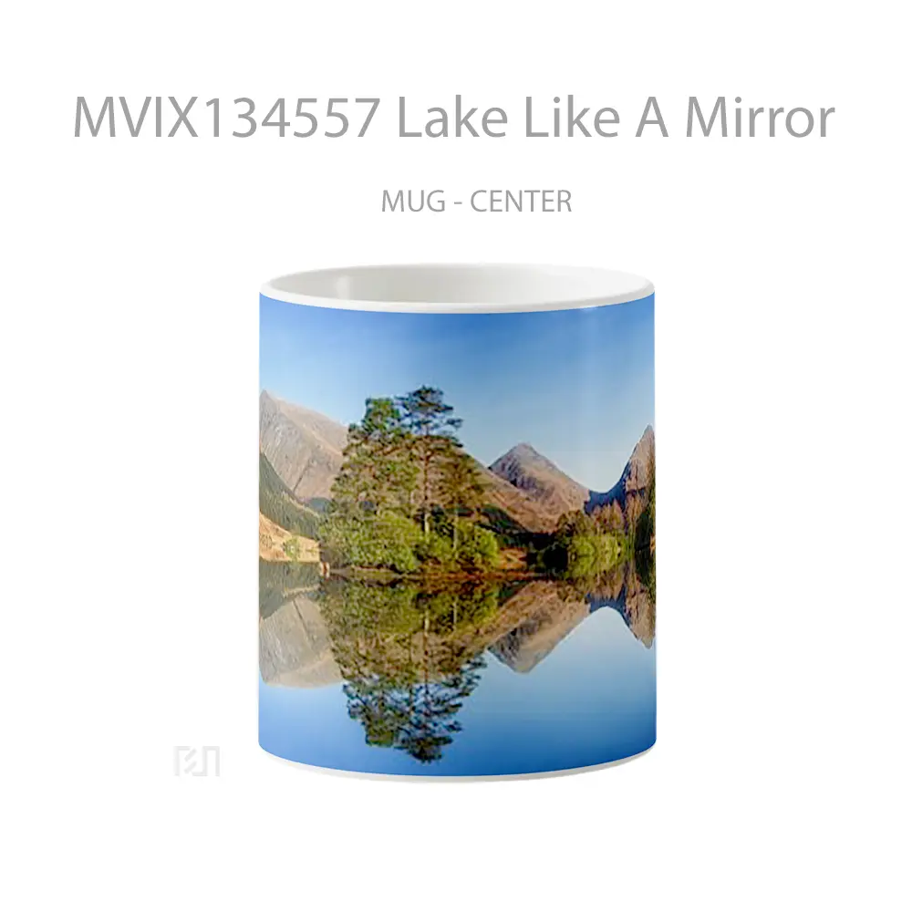 Mug Lake Like A Mirror Gelas Pemandangan Alam