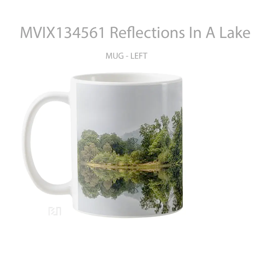 Mug Reflections In A Lake Gelas Pemandangan Alam - All-side / Desain