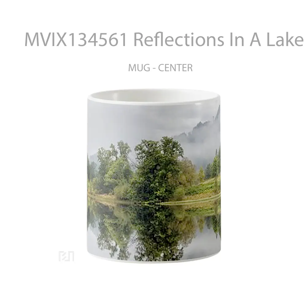 Mug Reflections In A Lake Gelas Pemandangan Alam