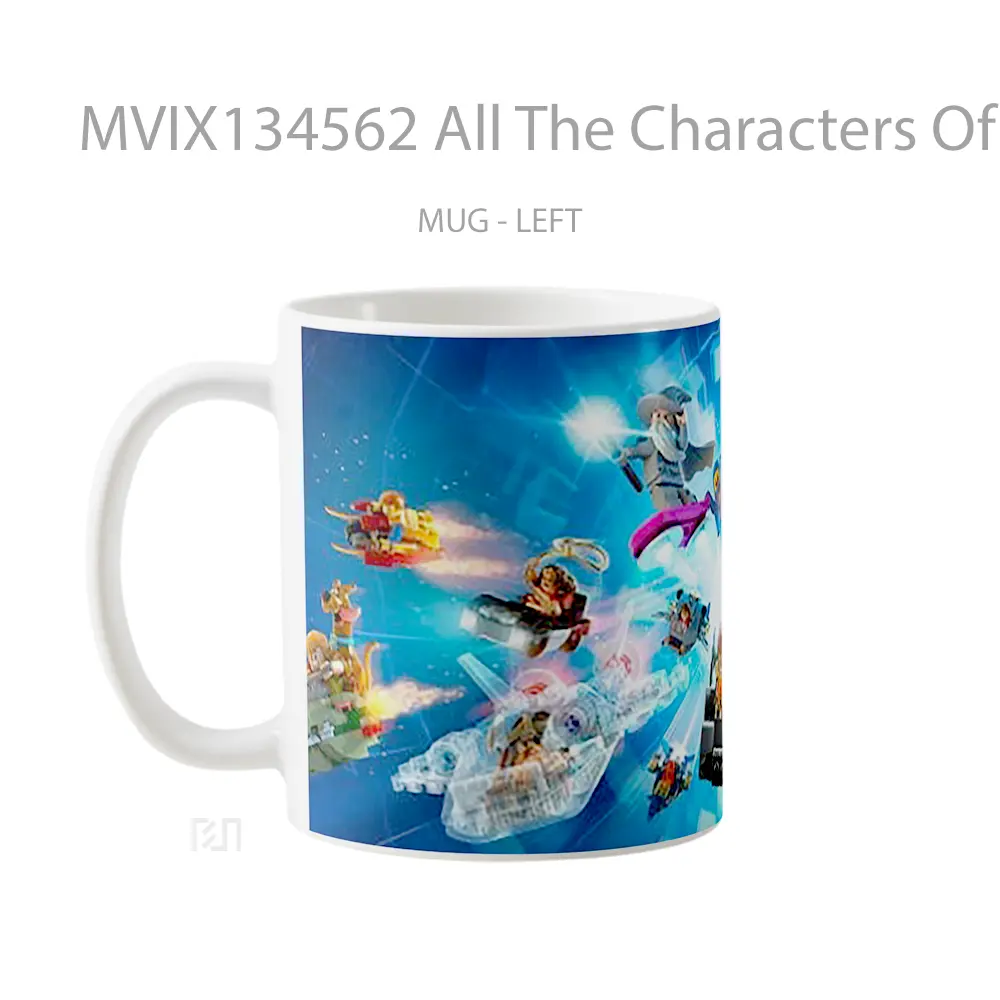 Mug All The Characters Of Lego Dimensions Gelas Keramik Unik - All-side / Desain