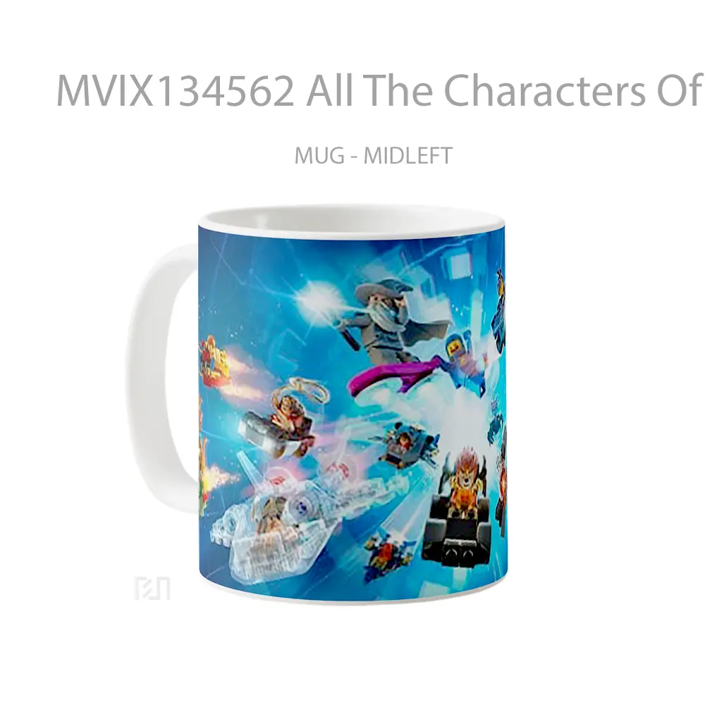 Mug All The Characters Of Lego Dimensions Gelas Keramik Unik - All-side / Desain