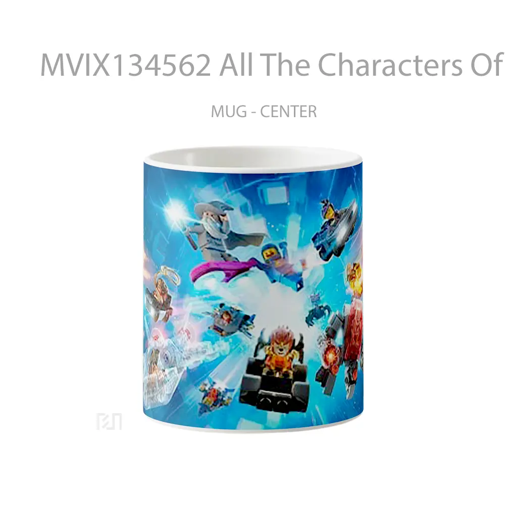 Mug All The Characters Of Lego Dimensions Gelas Keramik Unik