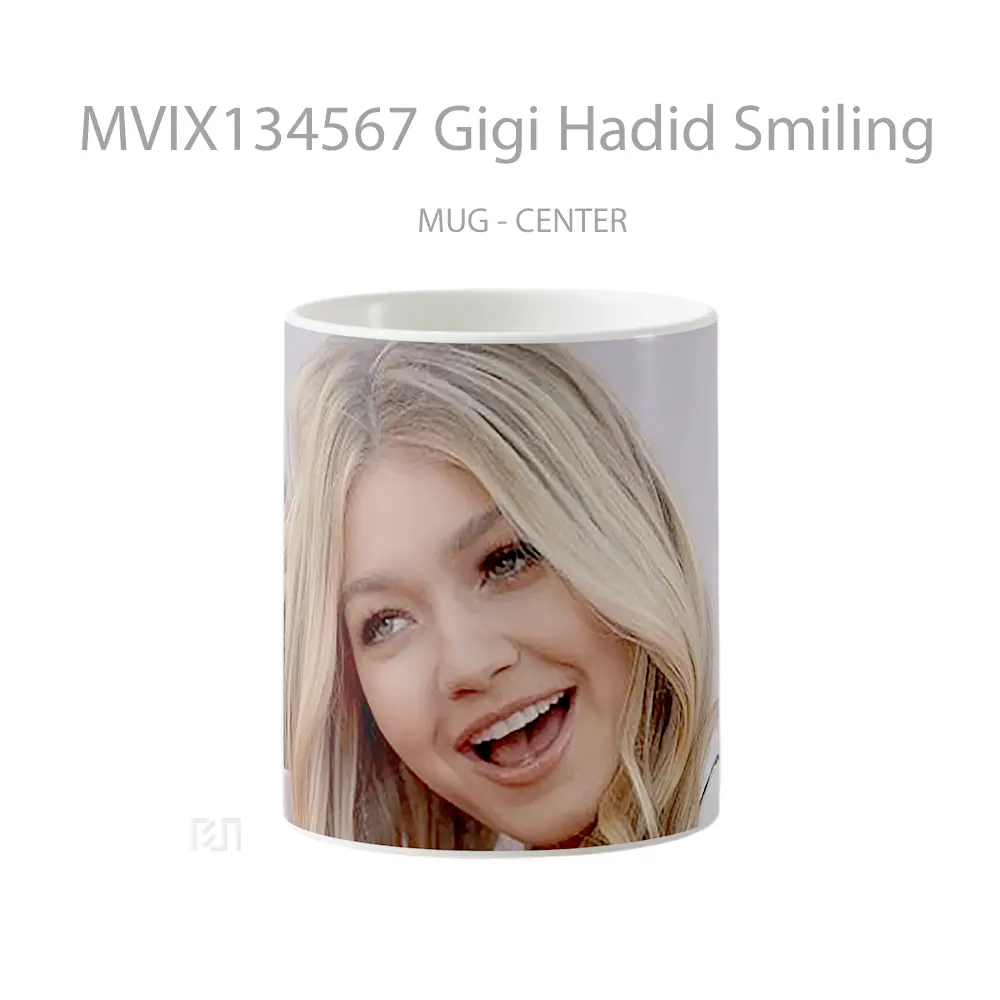Mug Gigi Hadid Smiling Gelas Keramik Unik
