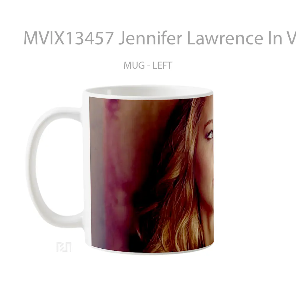 Mug Jennifer Lawrence In Vogue Gelas Keramik Unik - All-side / Desain