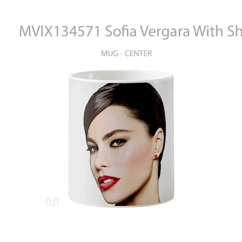 Mug Sofia Vergara With Short Hair Gelas Keramik Unik