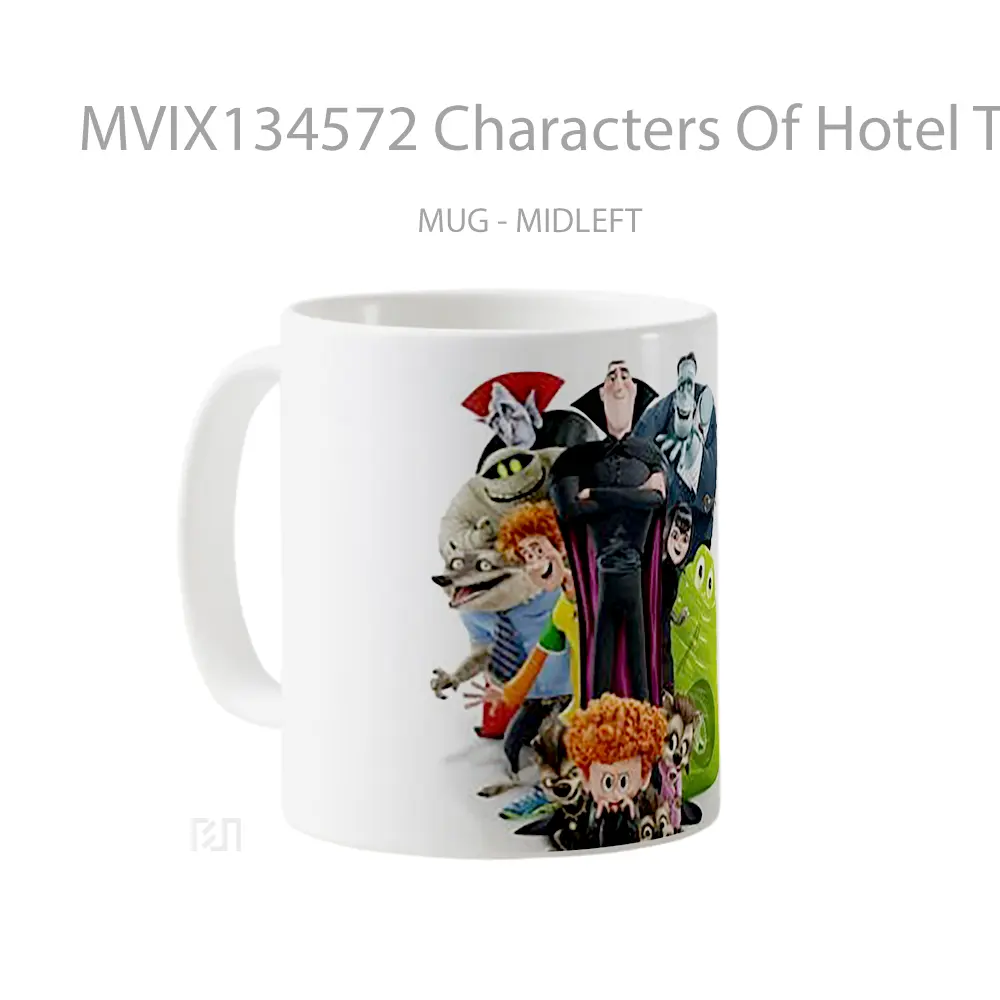 Mug Characters Of Hotel Transylvania 2 Gelas Keramik Unik - All-side / Desain