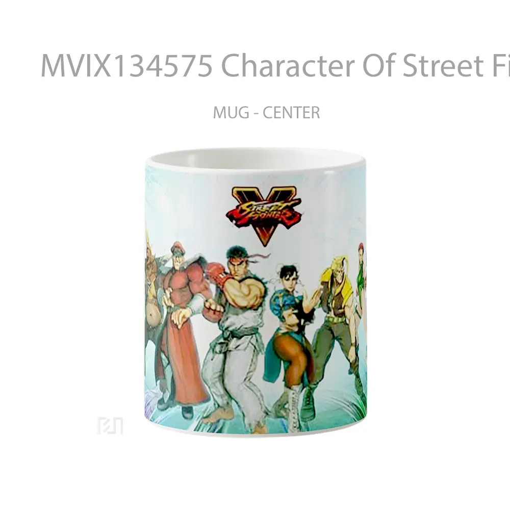 Mug Character Of Street Fighter V Cangkir Gamer