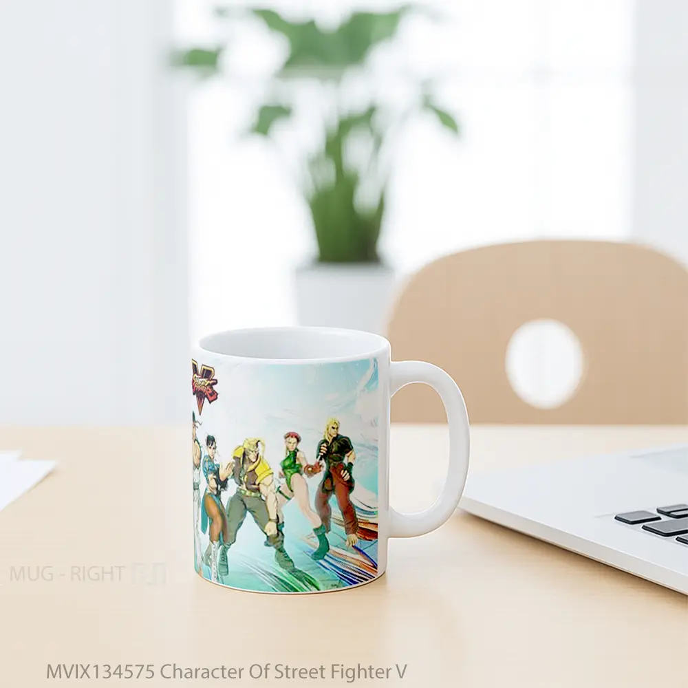 Mug Character Of Street Fighter V Cangkir Gamer - All-side / Desain