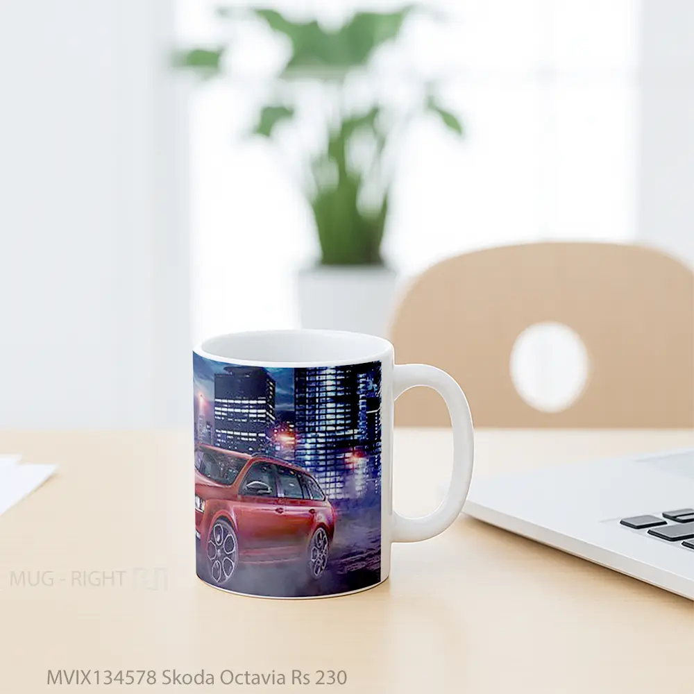 Mug Skoda Octavia Rs 230 Gelas Keramik Unik - All-side / Desain