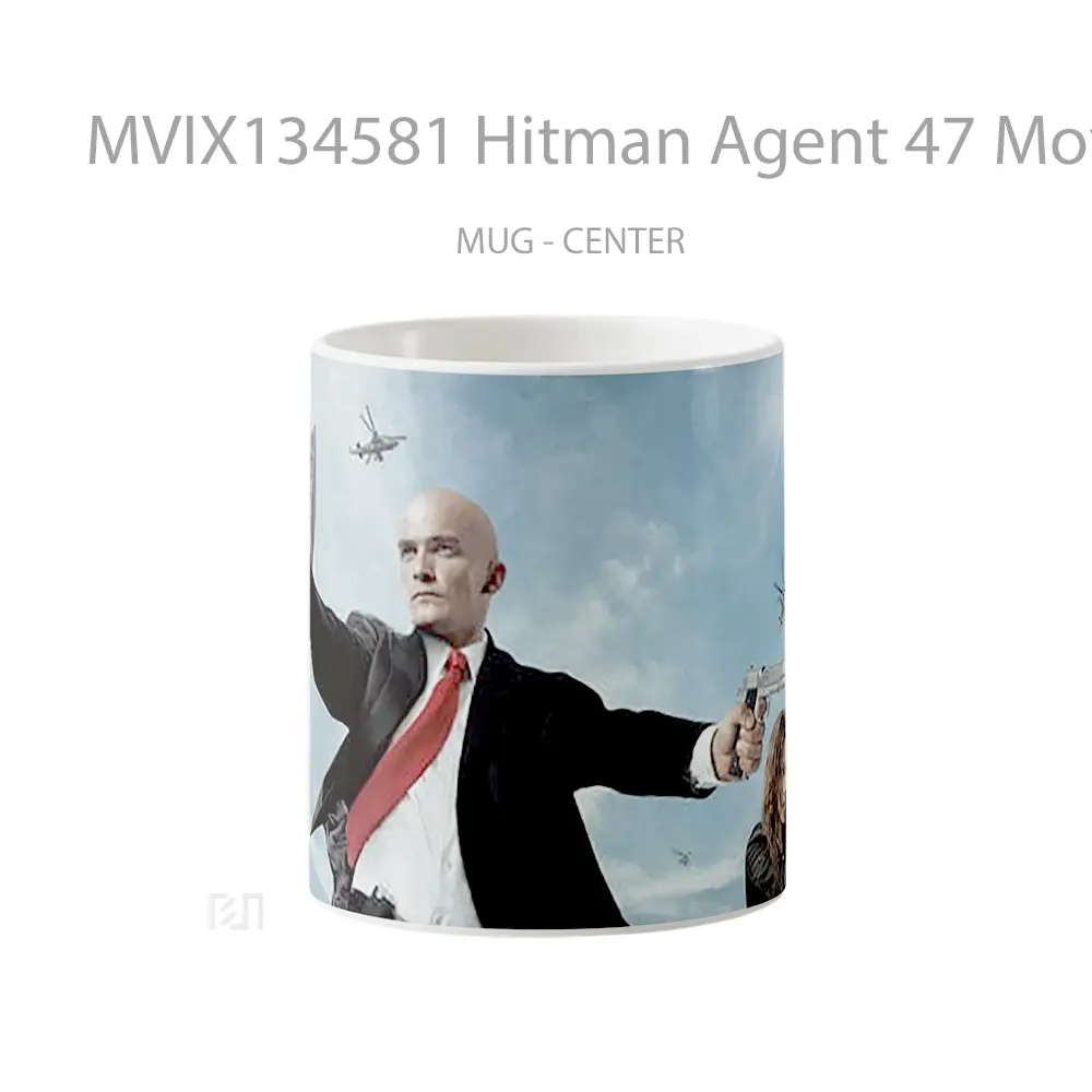 Mug Hitman Agent 47 Movie Gelas Keramik Unik