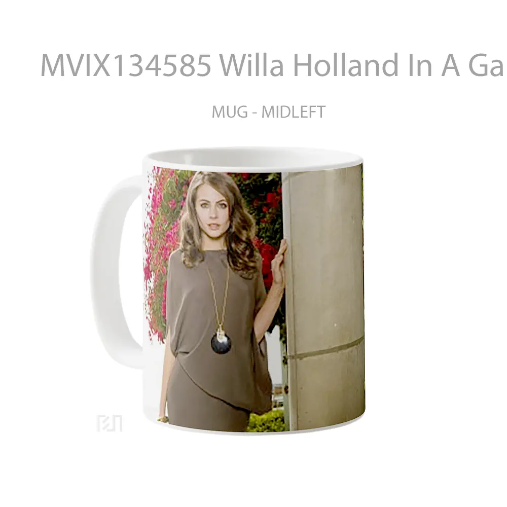Mug Willa Holland In A Garden Gelas Pemandangan Alam - All-side / Desain