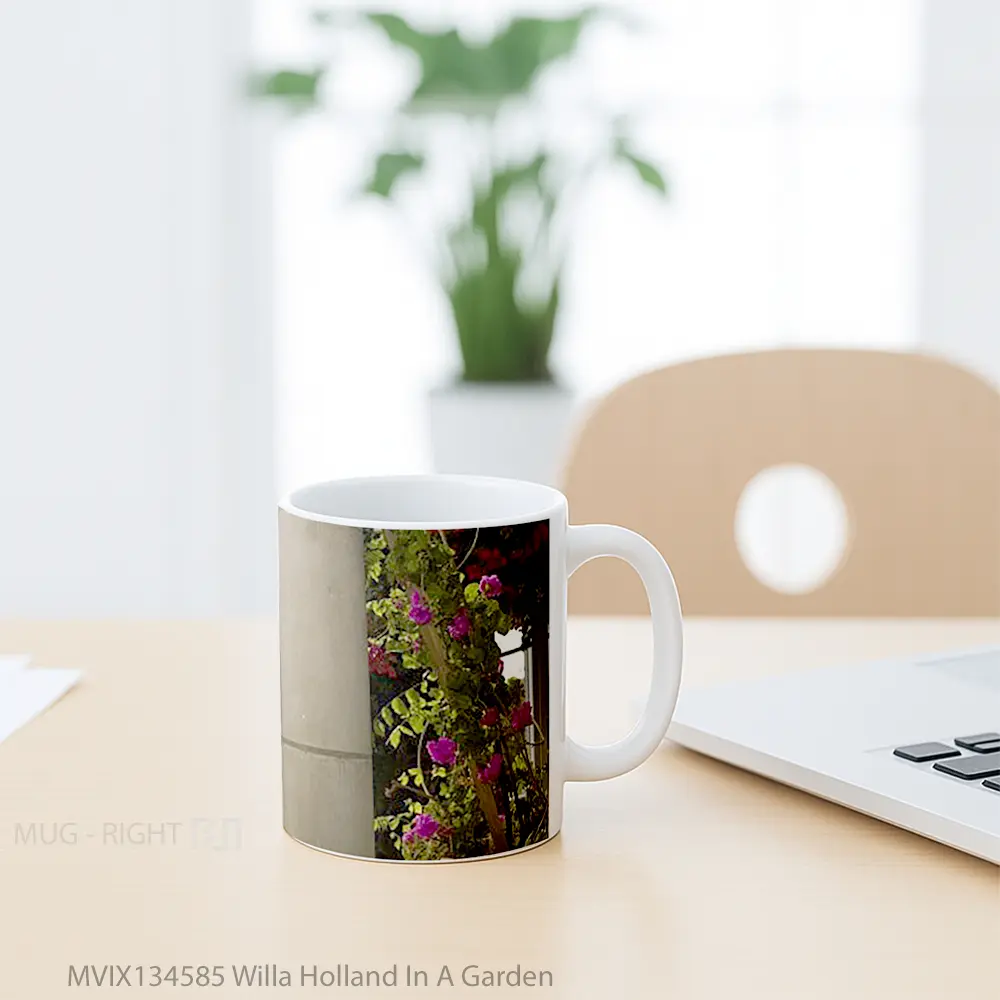 Mug Willa Holland In A Garden Gelas Pemandangan Alam - All-side / Desain