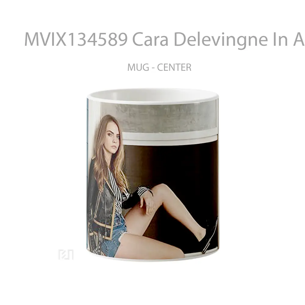 Mug Cara Delevingne In A Window Gelas Keramik Unik