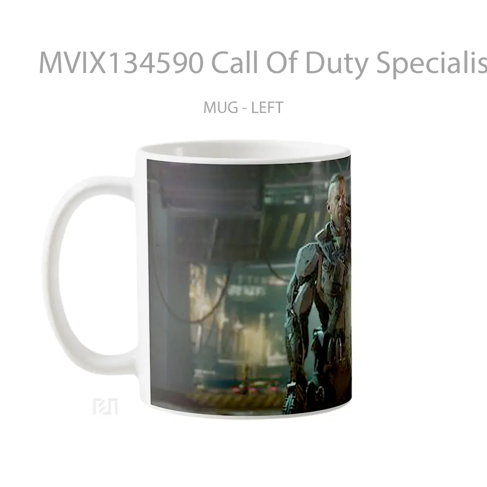 Mug Call Of Duty Specialist Black Ops 3 Cangkir Gamer - All-side / Desain