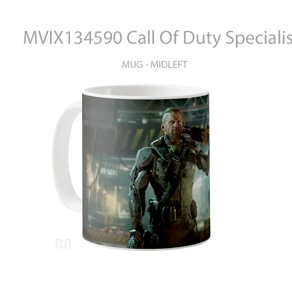Mug Call Of Duty Specialist Black Ops 3 Cangkir Gamer - All-side / Desain