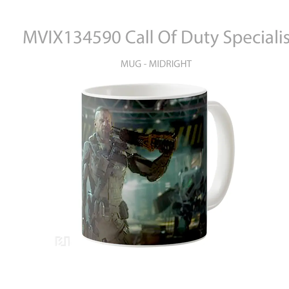 Mug Call Of Duty Specialist Black Ops 3 Cangkir Gamer - All-side / Desain