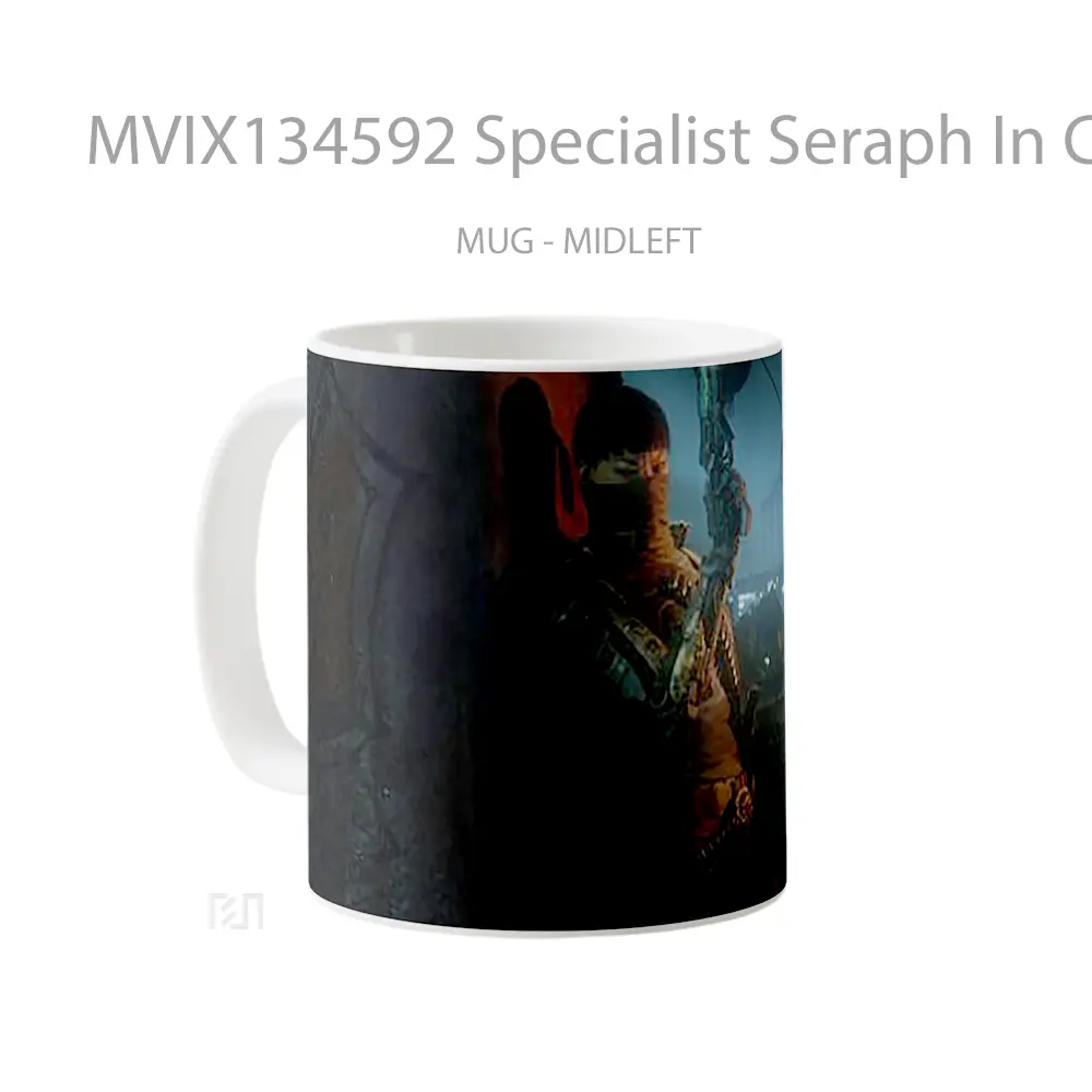 Mug Specialist Seraph In Call Of Duty Black Ops 3 Cangkir Gamer - All-side / Desain