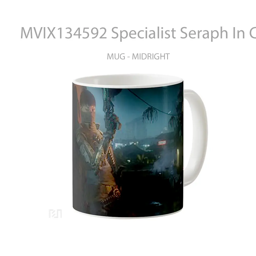 Mug Specialist Seraph In Call Of Duty Black Ops 3 Cangkir Gamer - All-side / Desain