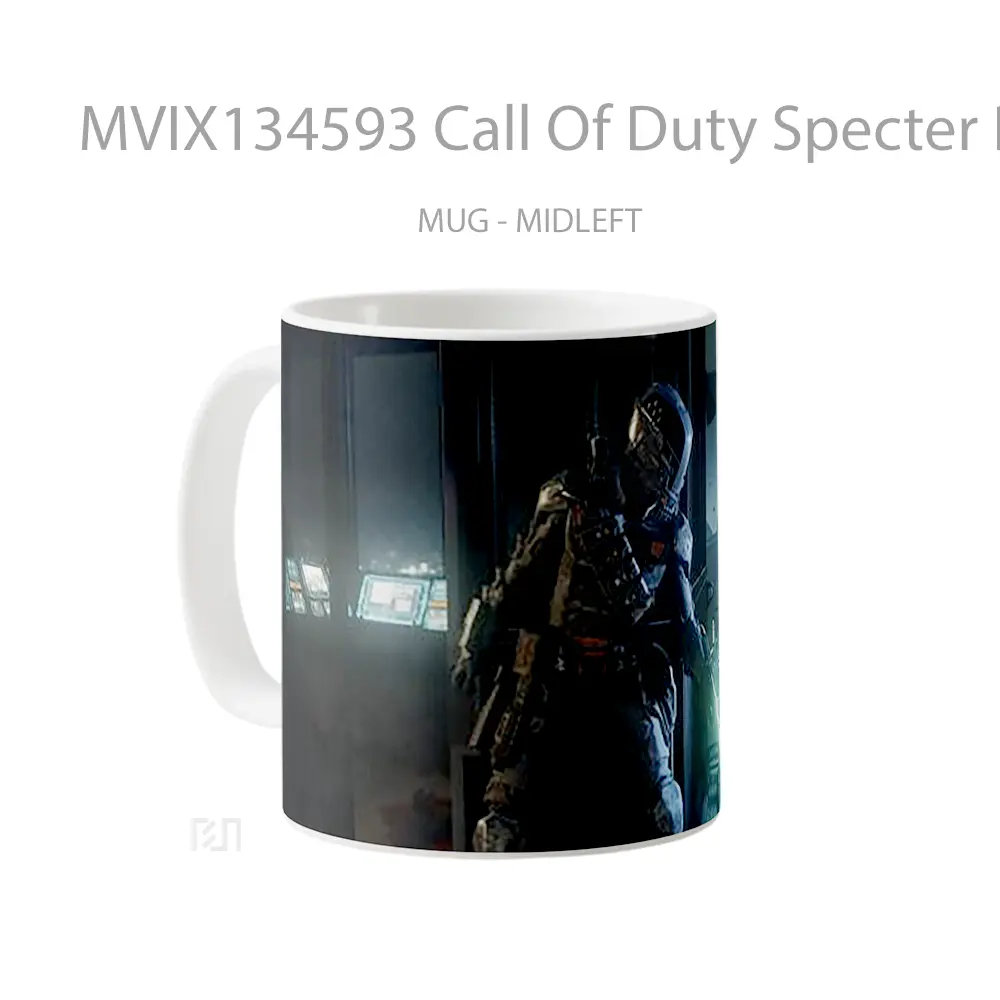 Mug Call Of Duty Specter Black Ops 3 Cangkir Gamer - All-side / Desain