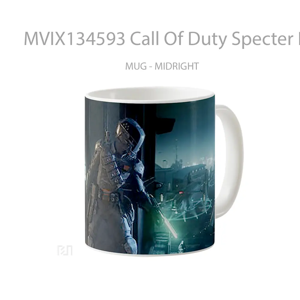 Mug Call Of Duty Specter Black Ops 3 Cangkir Gamer - All-side / Desain