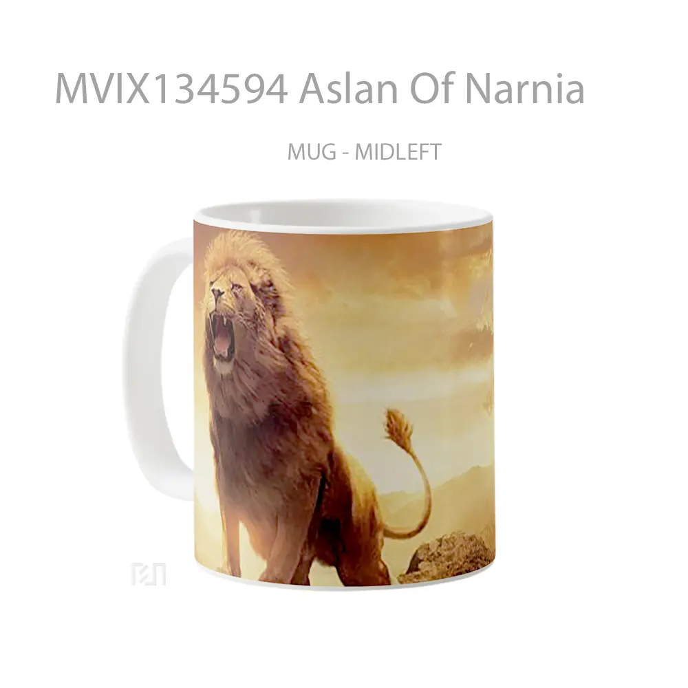 Mug Aslan Of Narnia Gelas Keramik Unik - All-side / Desain