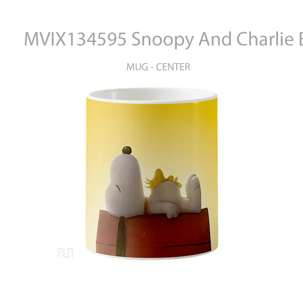 Mug Snoopy And Charlie Brown Peanuts Gelas Keramik Unik