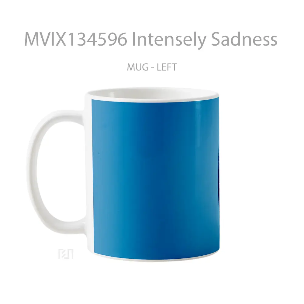 Mug Intensely Sadness Gelas Keramik Unik - All-side / Desain