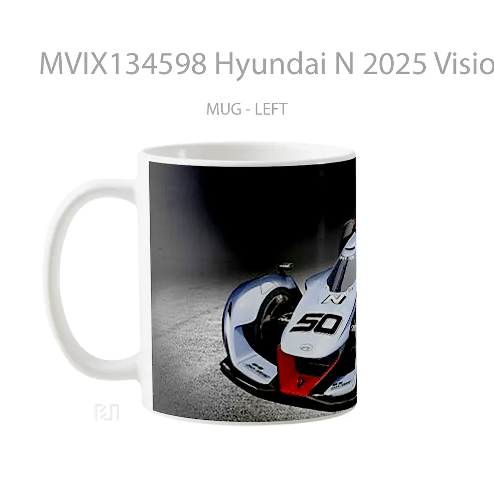 Mug Hyundai N 2025 Vision Gran Turismo Gelas Superhero - All-side / Desain