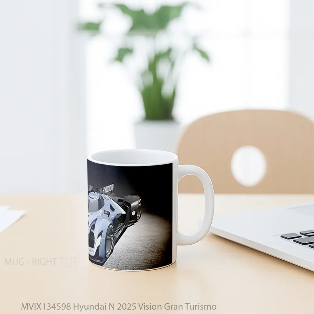Mug Hyundai N 2025 Vision Gran Turismo Gelas Superhero - All-side / Desain