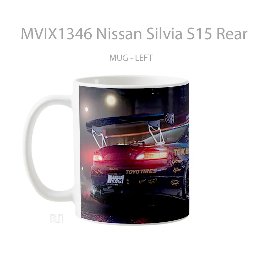 Mug Nissan Silvia S15 Rear Cangkir Mobil - All-side / Desain