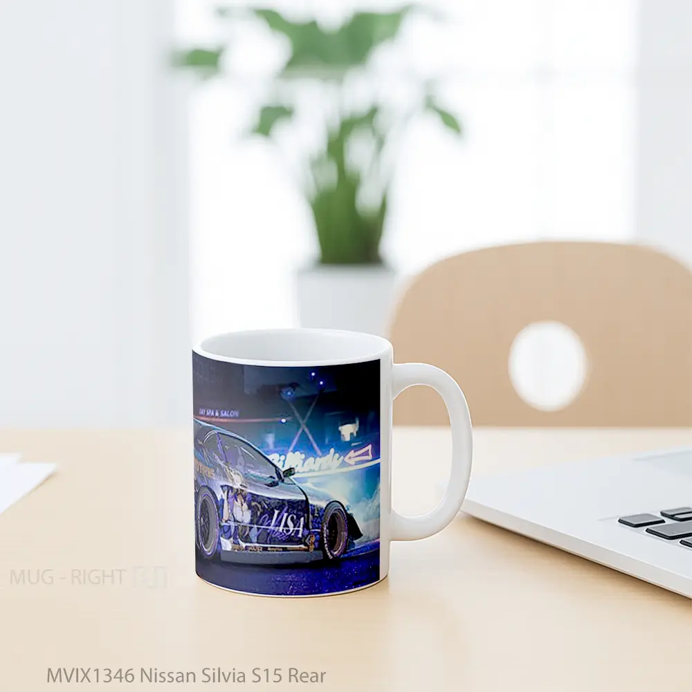 Mug Nissan Silvia S15 Rear Cangkir Mobil - All-side / Desain
