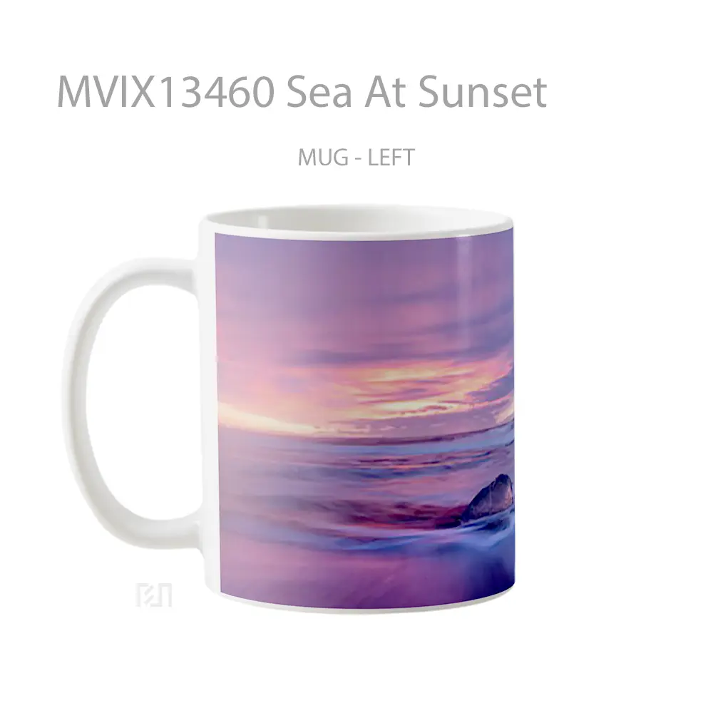 Mug Sea At Sunset Gelas Pemandangan Alam - All-side / Desain