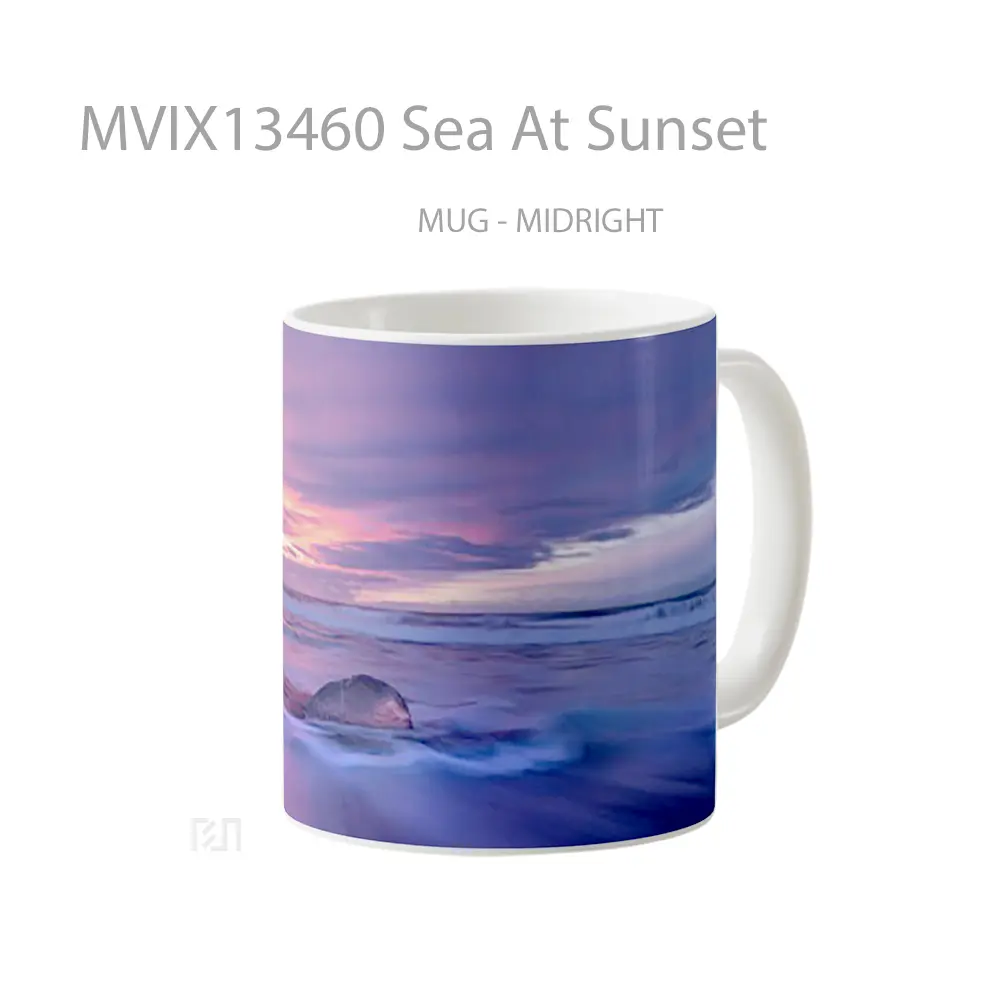 Mug Sea At Sunset Gelas Pemandangan Alam - All-side / Desain