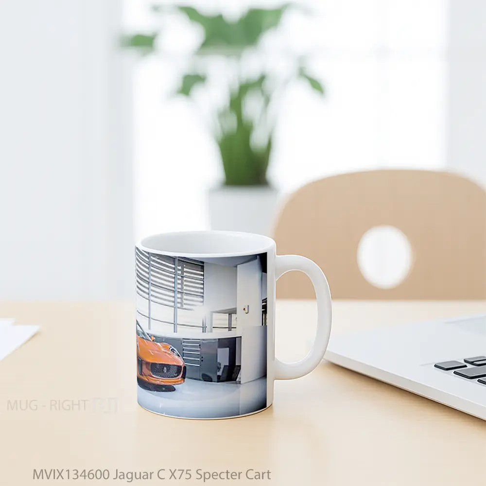 Mug Jaguar C X75 Specter Cart Gelas Keramik Unik - All-side / Desain