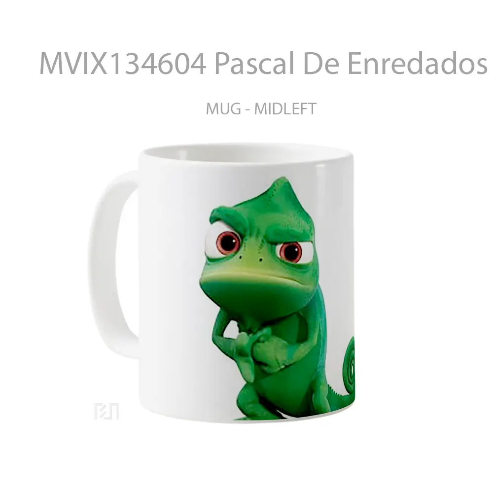 Mug Pascal De Enredados Gelas Keramik Unik - All-side / Desain